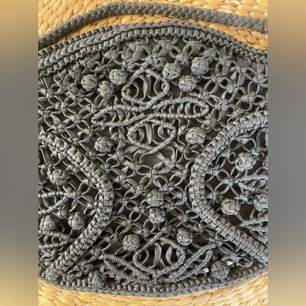 Anthropologie 🌿 Made On Earth 🌿 For David & Scotti Macramé Bag - Picture 3 of 4